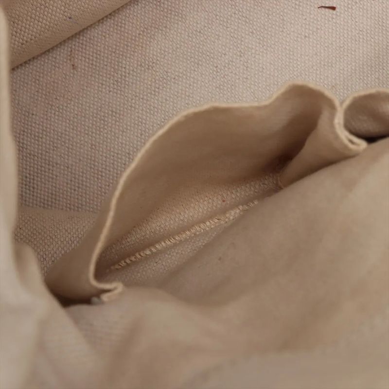 Gucci Bamboo GG Canvas 282317 Leather Handbag Tote Genuine Leather Beige Ladies