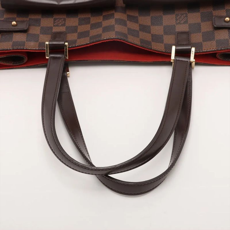 Louis Vuitton Damier Uzes N51128 Leather Tote Bag Shoulder Hand Ladies Mmm