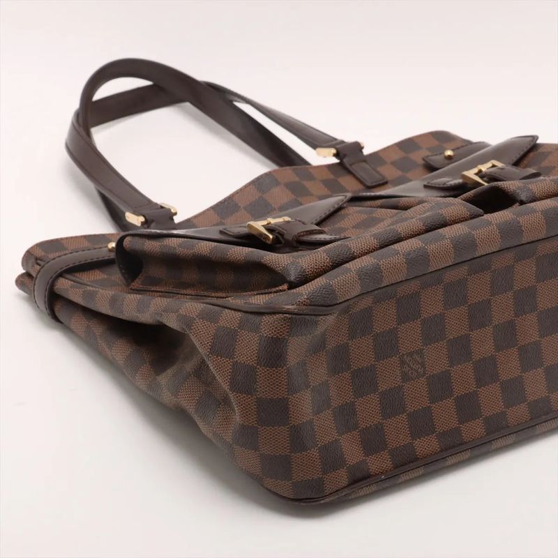 Louis Vuitton Damier Uzes N51128 Leather Tote Bag Shoulder Hand Ladies Mmm