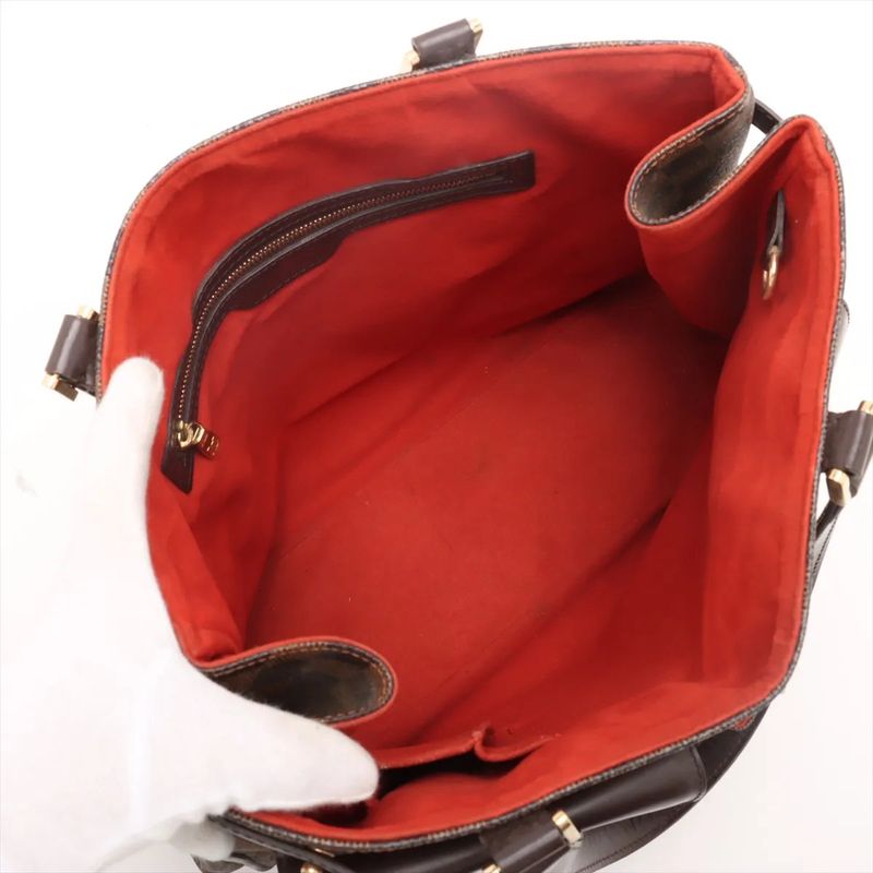 Louis Vuitton Damier Uzes N51128 Leather Tote Bag Shoulder Hand Ladies Mmm