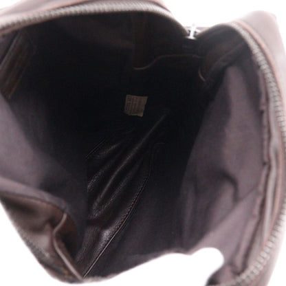 Bottega Veneta Bottega Veneta Haraco X Calf Gray Brown Unisex Shoulder Bag