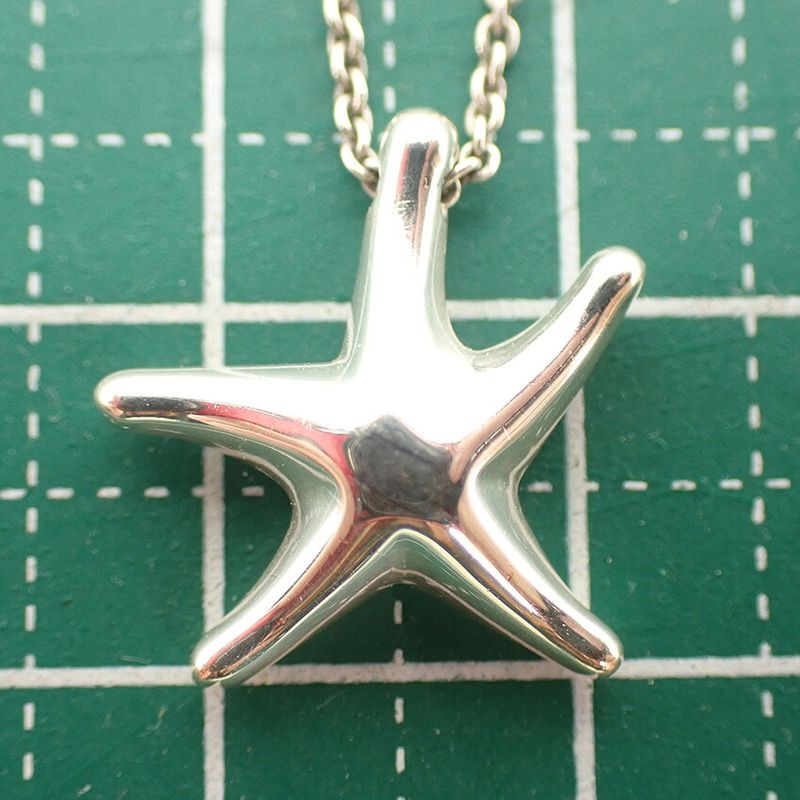 Tiffany & Co. Tiffany & Co 925 Starfish Pendant Necklace J116-1