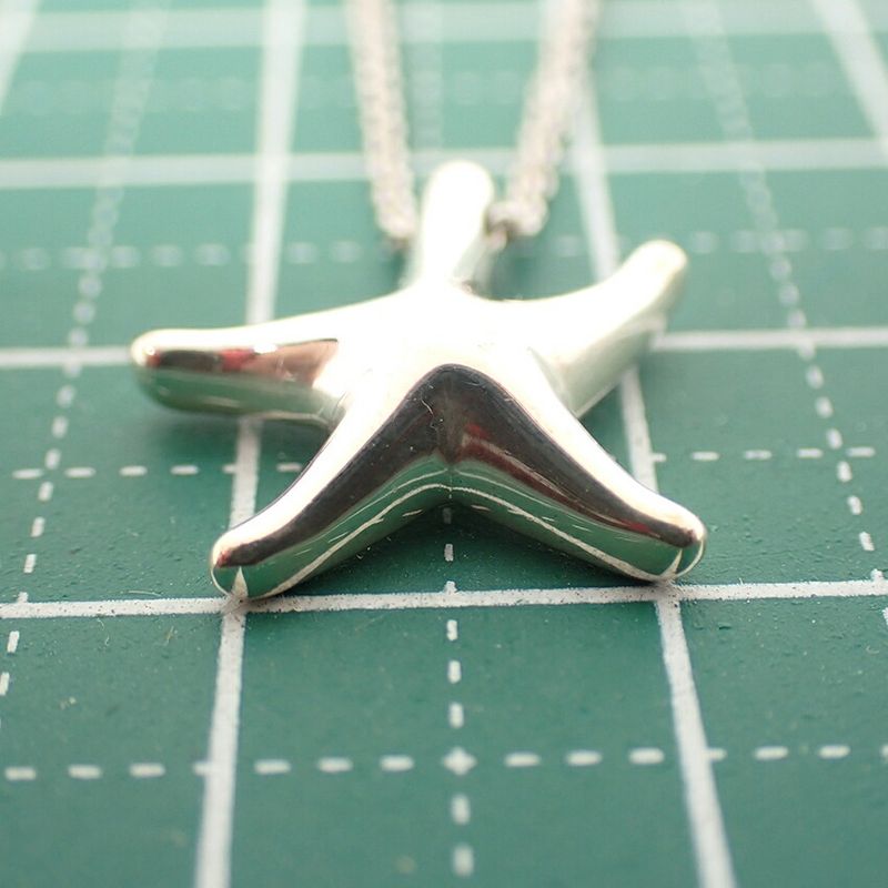 Tiffany & Co. Tiffany & Co 925 Starfish Pendant Necklace J116-1