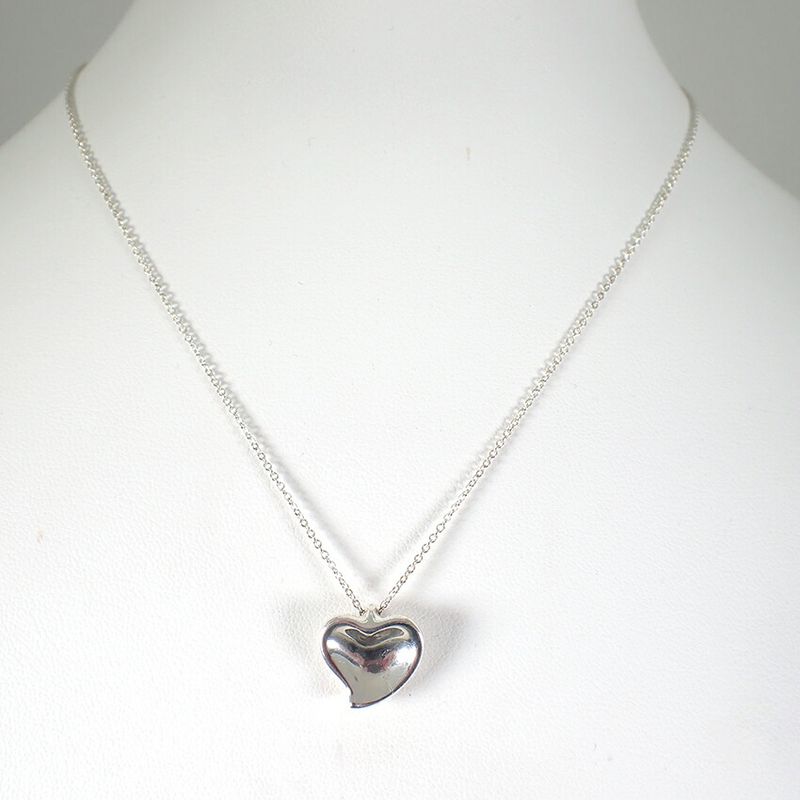 Tiffany & Co 925 Full Heart Pendant J116-5