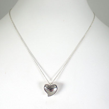 Tiffany & Co 925 Full Heart Pendant J116-5