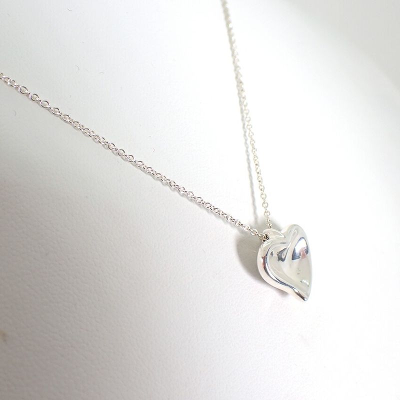 Tiffany & Co 925 Full Heart Pendant J116-5