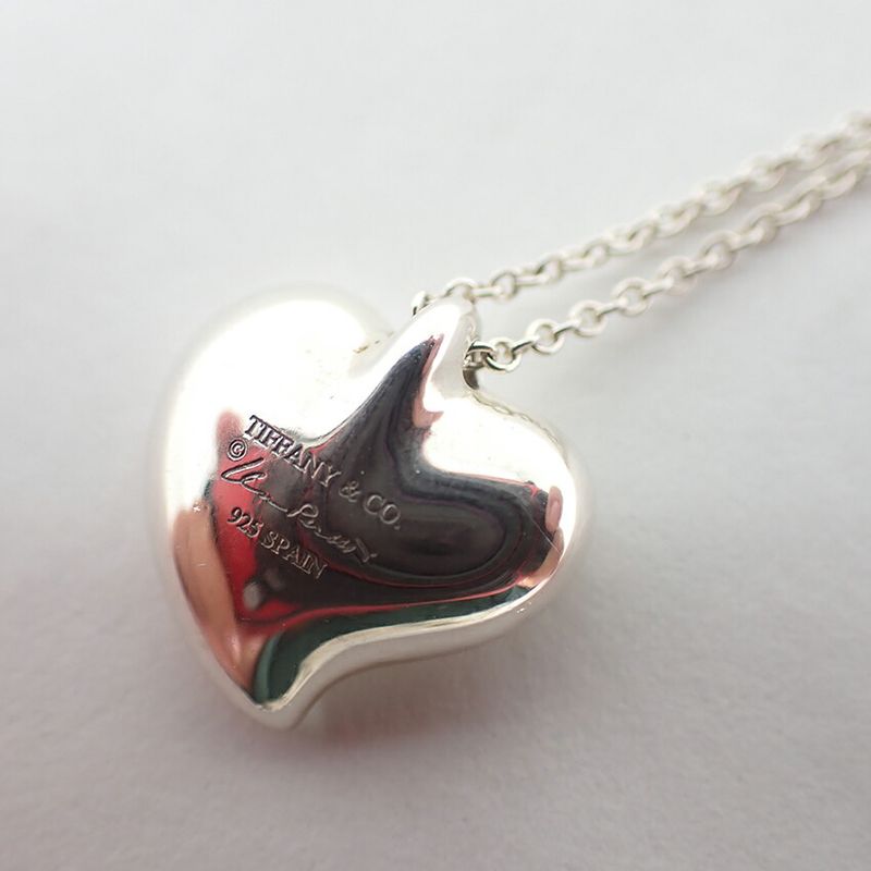 Tiffany & Co 925 Full Heart Pendant J116-5