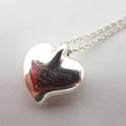 Tiffany & Co 925 Full Heart Pendant J116-5