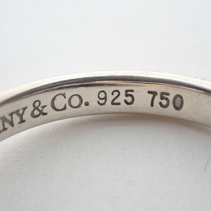 Tiffany & Co 925 750 Open Heart Ring No 9 J116-7