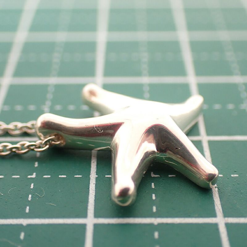 Tiffany & Co. Tiffany & Co 925 Starfish Pendant Necklace J116-8