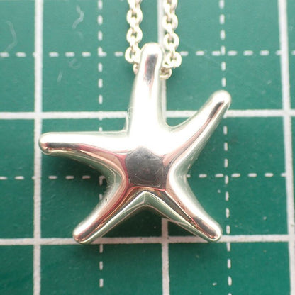 Tiffany & Co. Tiffany & Co 925 Starfish Pendant Necklace J116-8