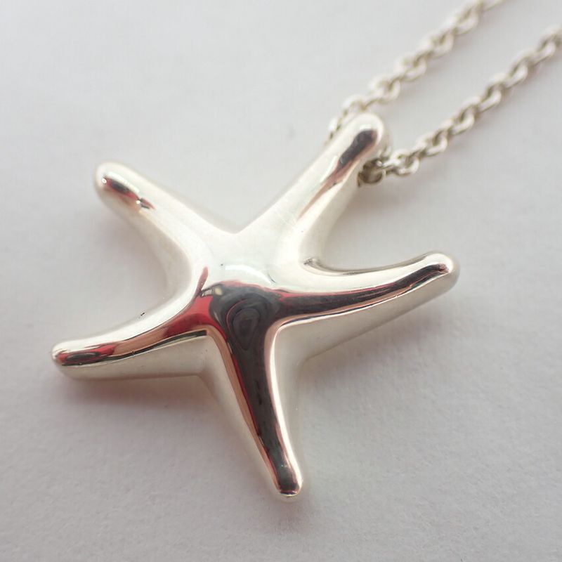 Tiffany & Co. Tiffany & Co 925 Starfish Pendant Necklace J116-8