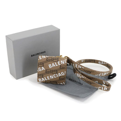 Balenciaga Bbmonogram Airpods Case PVC Brown