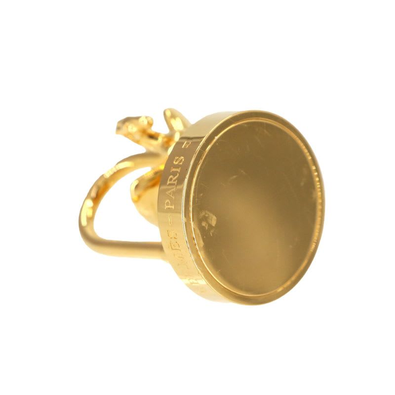 Hermes Cadena Charm Annee de LA Danse 2007 Pegase Pegasus Gold Accessories