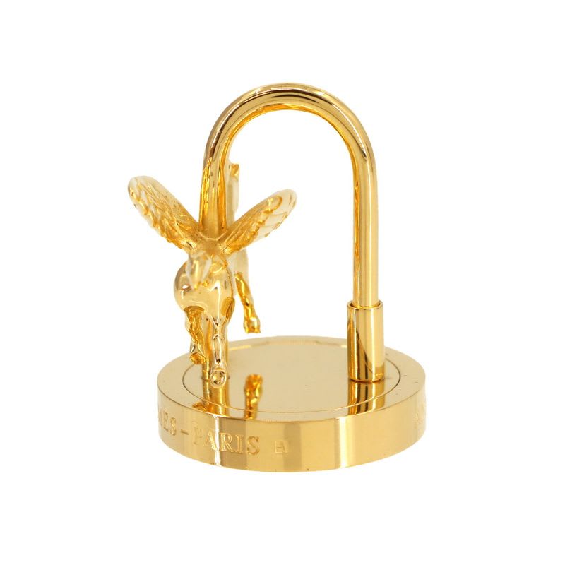 Hermes Cadena Charm Annee de LA Danse 2007 Pegase Pegasus Gold Accessories