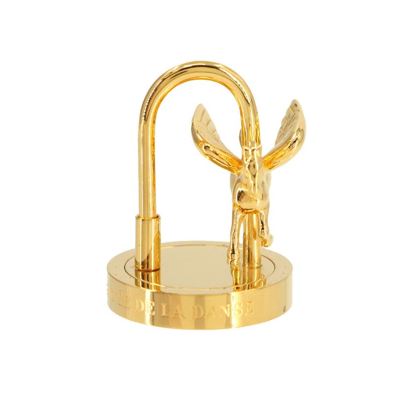 Hermes Cadena Charm Annee de LA Danse 2007 Pegase Pegasus Gold Accessories