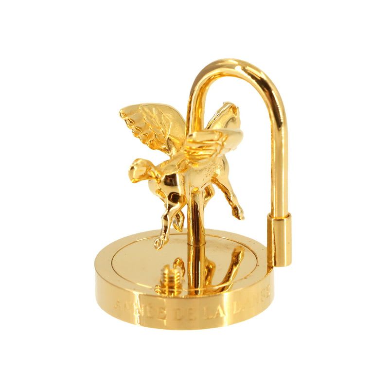 Hermes Cadena Charm Annee de LA Danse 2007 Pegase Pegasus Gold Accessories