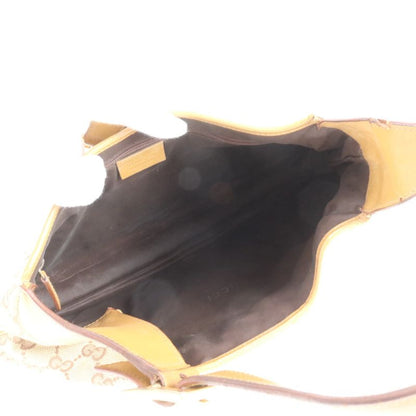 Gucci Control Card Included GG Canvas Jackie Leather Shoulder Bag 001-3306