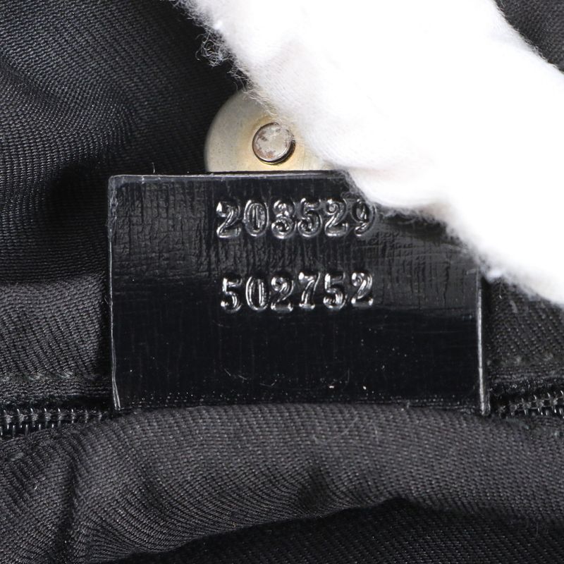 Gucci GG Canvas 203529 Leather Tote Bag Shoulder Hand Brown Women's Rrm Da26-4