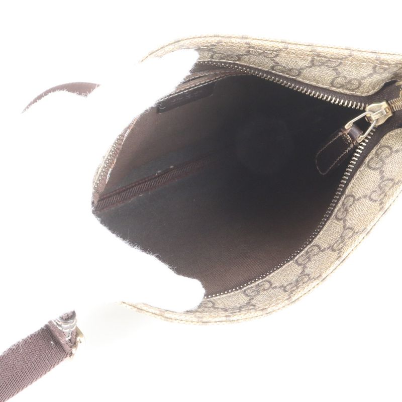 Gucci GG Supreme 201538 Leather Shoulder Bag Crossbody Messenger Commuting