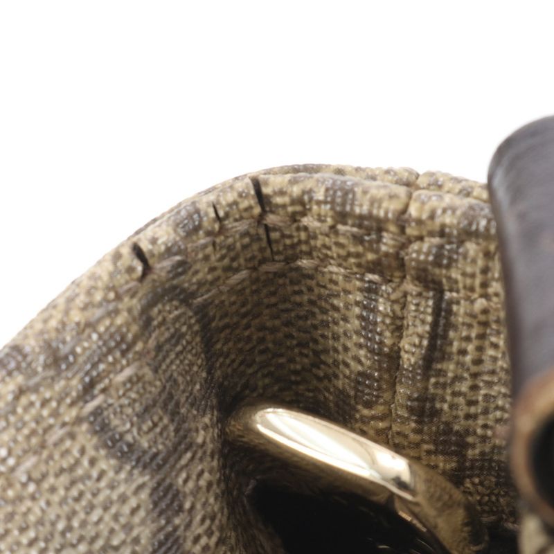 Gucci GG Supreme 201538 Leather Shoulder Bag Crossbody Messenger Commuting