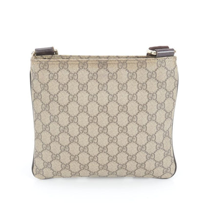 Gucci GG Supreme 201538 Leather Shoulder Bag Crossbody Messenger Commuting