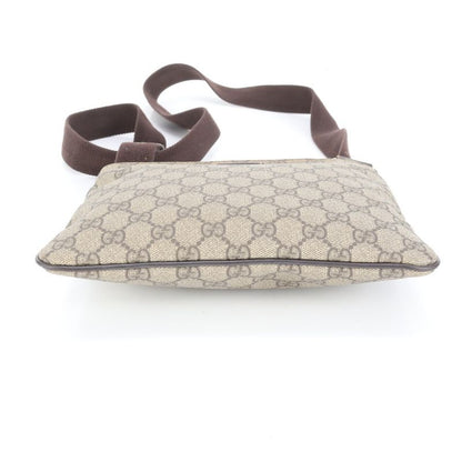 Gucci GG Supreme 201538 Leather Shoulder Bag Crossbody Messenger Commuting