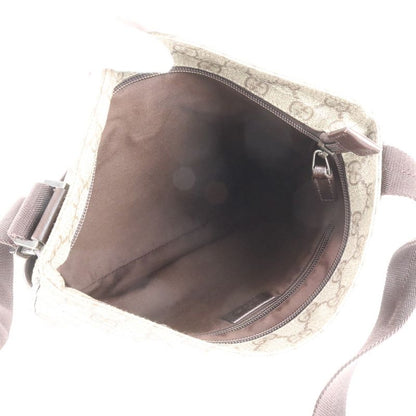 Gucci GG Supreme Leather Shoulder Bag Crossbody Messenger 141626 Brown Genuine