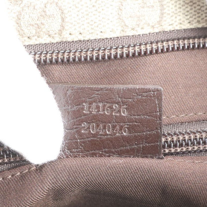 Gucci GG Supreme Leather Shoulder Bag Crossbody Messenger 141626 Brown Genuine