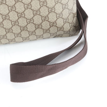 Gucci GG Supreme Leather Shoulder Bag Crossbody Messenger 141626 Brown Genuine