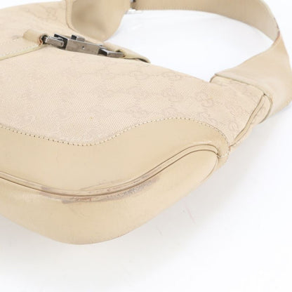 Gucci GG Canvas Jackie 001 3306 Leather Shoulder One Shoulder Bag Shoulder