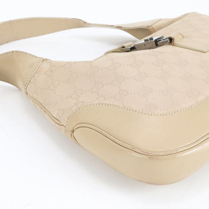 Gucci GG Canvas Jackie 001 3306 Leather Shoulder One Shoulder Bag Shoulder
