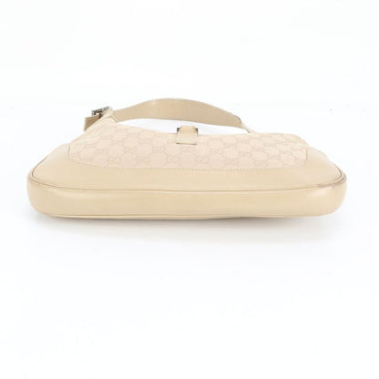 Gucci GG Canvas Jackie 001 3306 Leather Shoulder One Shoulder Bag Shoulder