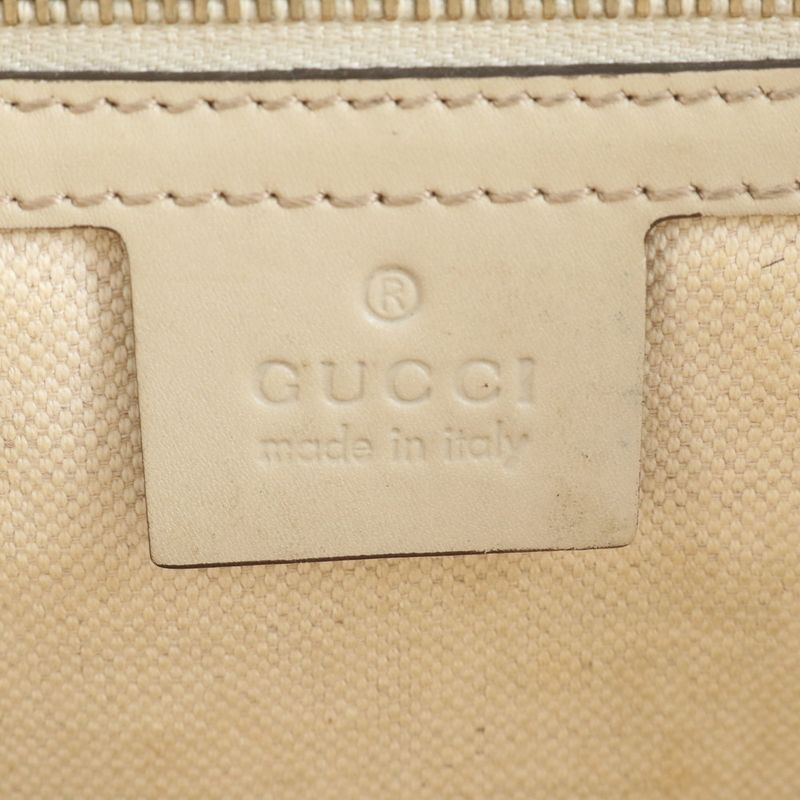 Gucci GG Canvas Mayfair Sherry Line 257061 Leather Shoulder Tote Bag Shoulder