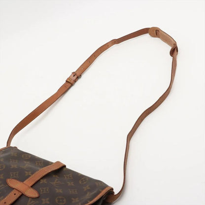Louis Vuitton Monogram Saumur 30 M42256 Leather Shoulder Bag Crossbody Messenger
