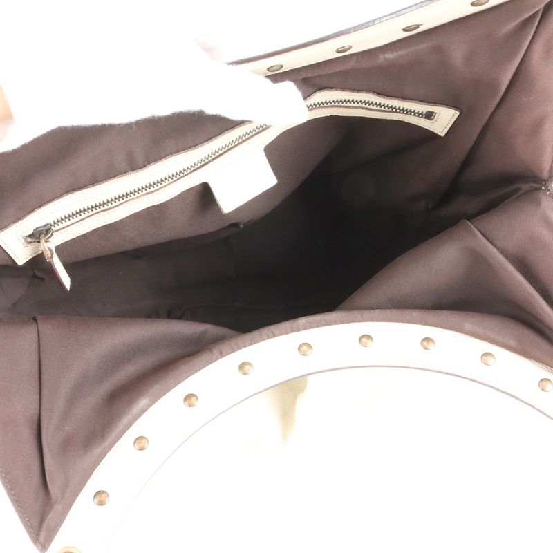 Gucci Bamboo Leather Shoulder Bag One Shoulder 124293 Women's Eue Db32-6