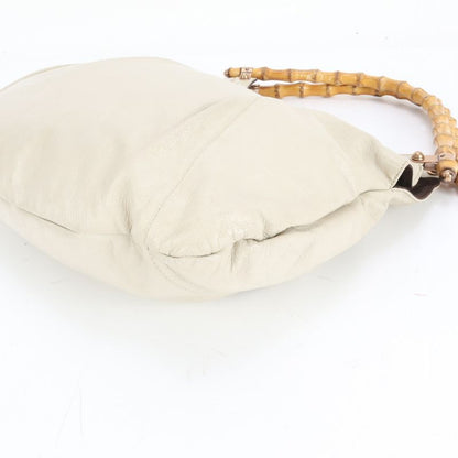 Gucci Bamboo Leather Shoulder Bag One Shoulder 124293 Women's Eue Db32-6