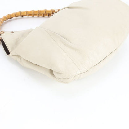 Gucci Bamboo Leather Shoulder Bag One Shoulder 124293 Women's Eue Db32-6