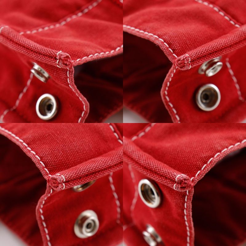 Hermes Deauville PM Canvas Red Women's Handbag