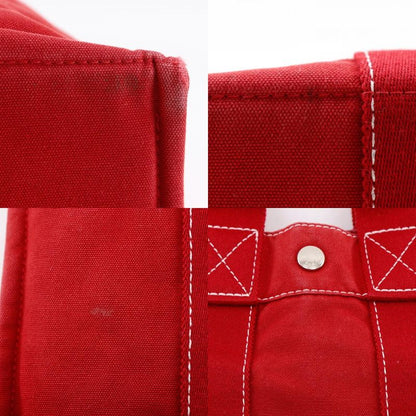 Hermes Deauville PM Canvas Red Women's Handbag