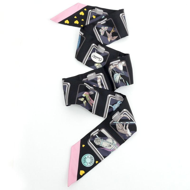 Hermes Twili - Hermes Street - Navy - Multicolor - White Pink Yellow -