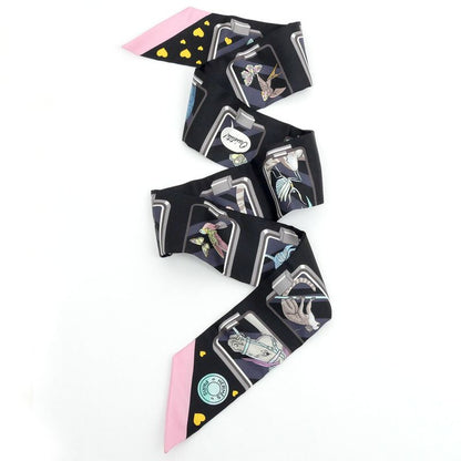 Hermes Twili - Hermes Street - Navy - Multicolor - White Pink Yellow -