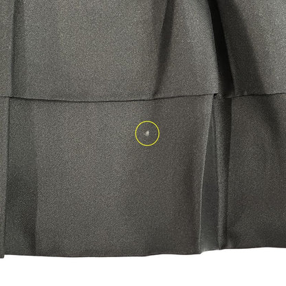 Louis Vuitton Dress  Monogram Wool Dark Gray Black M Sequin Fleece