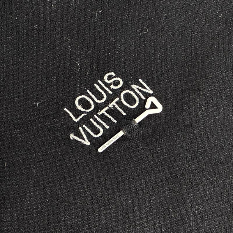 Louis Vuitton Parka Men's Brand Signature Cotton Hoodie Black Ca36929 XL 2022
