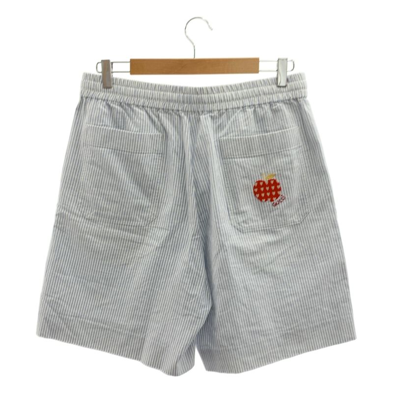 Gucci | 2021aw | LES Pommes Striped Shorts | 48 | Blue White | Men's