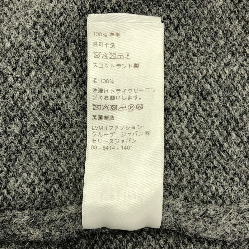 Celine | Eddy Period Wool Turtleneck Knit | S | Gray | Ladies