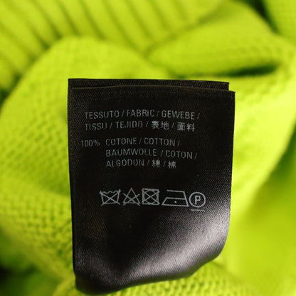 Balenciaga Logo Jacquard Sweater Crew Neck Knit Sweater Yellow 599886 T3166