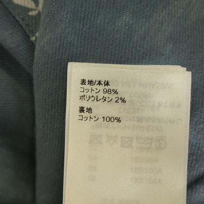 Louis Vuitton 22aw LV All Over Leaf Pattern Denim Jacket Light Blue Rm222q Nf1