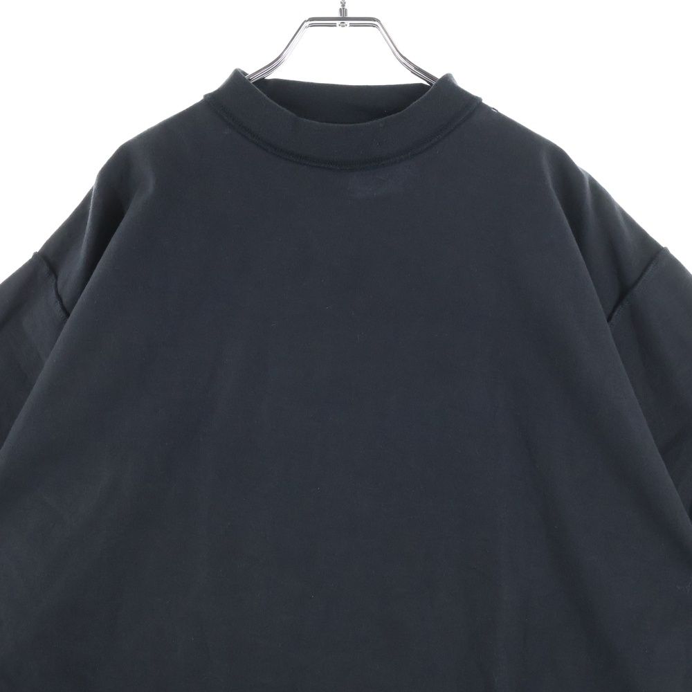 Balenciaga Inside Out Crew Neck Short Sleeve T-Shirt Cut and Sewn Black 787358