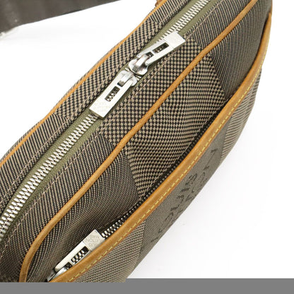 LOUIS VUITTON Damier Geant Acrobat Body Bag Waist Bag Canvas Leather Tail Khaki
